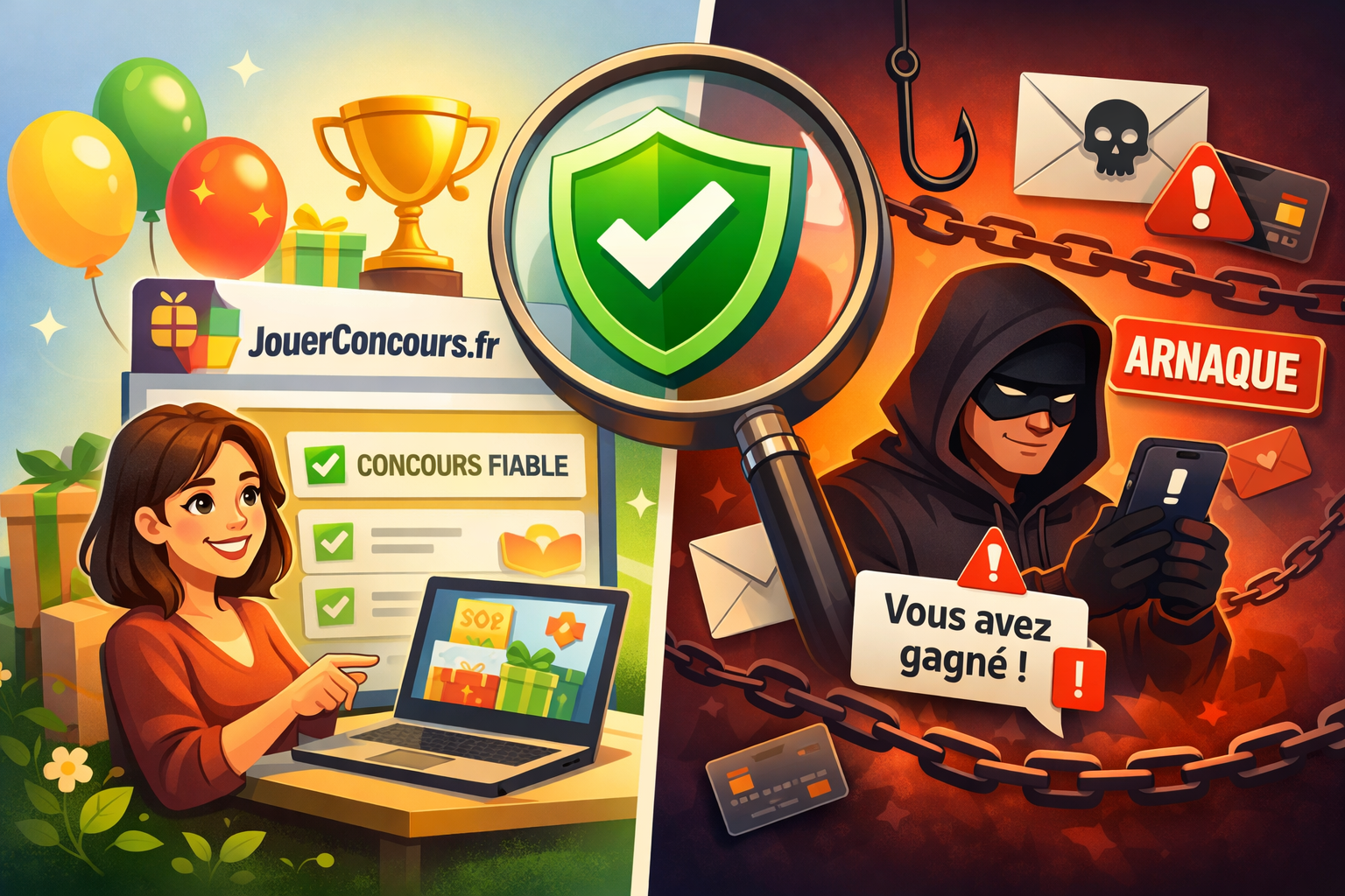 Eviter les arnaques aux jeux concours